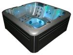 WiFi-Enabled 5 Persons Hot Tub Modern Design Outdoor Garden Acrylic Massage Spa