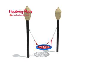 Quality Pvc Coated Playground Equipment Swings Home Using Galvanized Steel Pipe wholesale