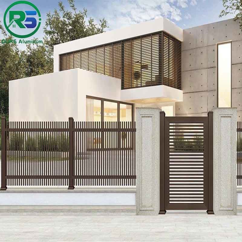 Backyard Garden Aluminum Privacy Fence For Stylish Low Maintenance