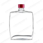 375ml 750ml 800ml Clear Glass Bottle For OEM ODM Gin Vodka Whiskey Wine