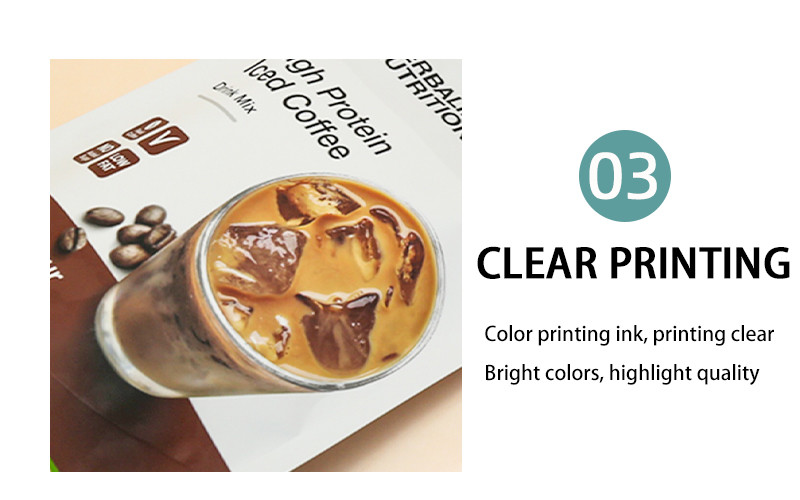 Food packaging bag coffee self-standing zipper bag PET aluminized composite bag customized manufacturer