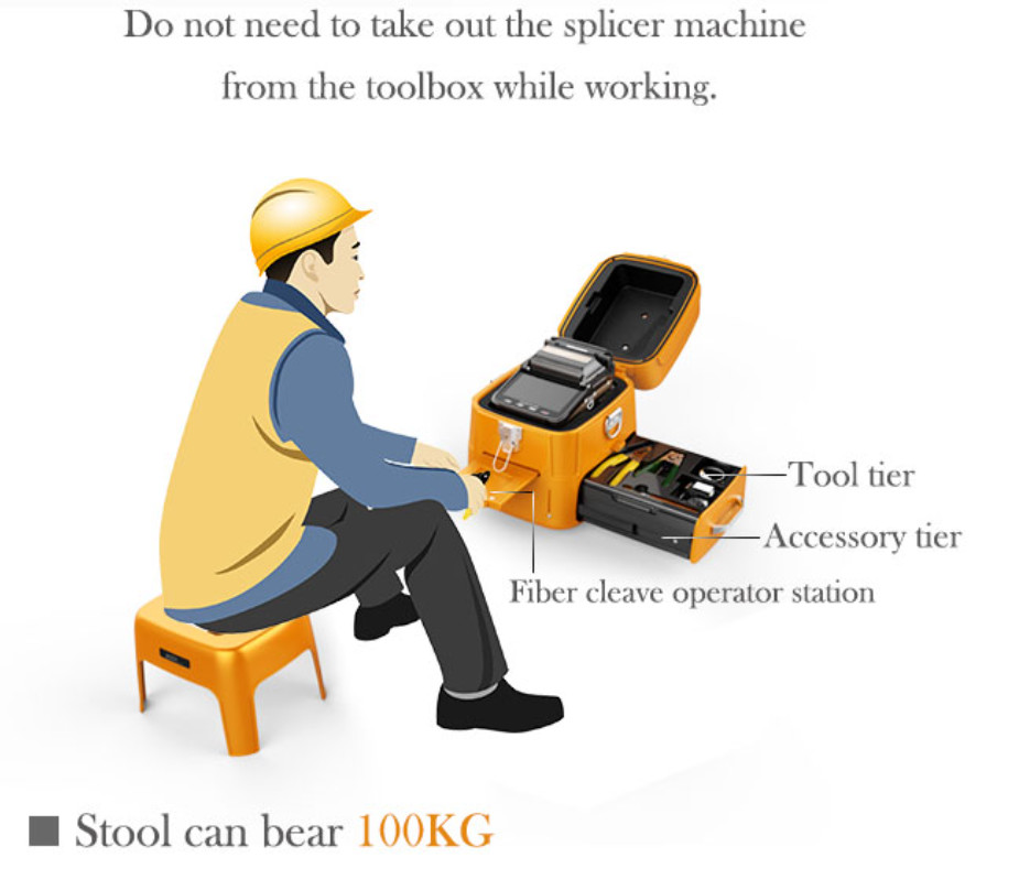 TFT Display 5s Splicing FTTH Tools AI-9 VFL Optical Fiber Fusion Splicer