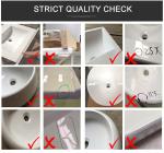 Round Counter Top Bathroom Sink 450mm Wide Vintage Oval Vessel Sink Anti Acid