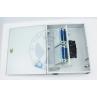 Buy cheap Indoor Cold rolled steel(SPCC) Wall Mounted Fiber Optic Distribution Box with 4 from wholesalers