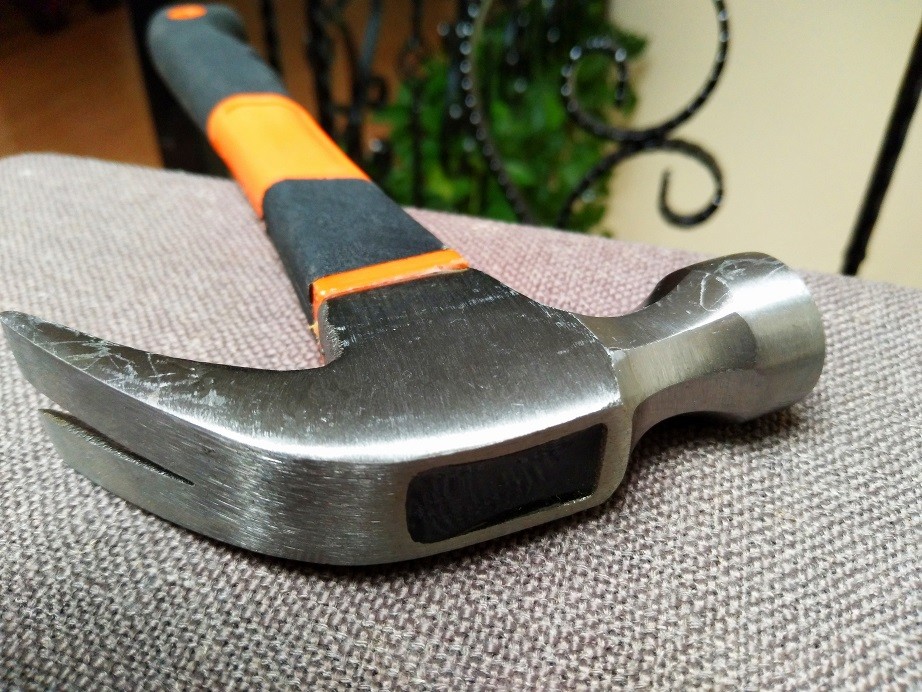 8OZ-24OZ Forged Steel Claw hammer/Carpenter hammer(XL0020-2) with polishing surface and double color handle