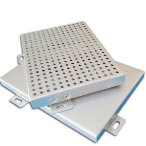 Quality Powder Coated Exterior Wall Cladding Perforated Aluminum Veneer Customized Size wholesale