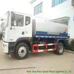 12 Ton Stainless Steel Clean Drinking Water Tank Truck With Water Pump For