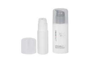 Quality Sunscreen packaging PP Airless bottle 30ml 50ml Oval design airess pump bottle wholesale