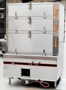 Quality Seafood Commercial Electric Steamer with 3 Independent Compartment 550w / 220v wholesale