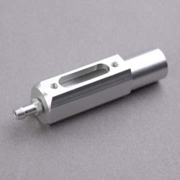 Polishing, painting silver anodized aluminum Toy Gun Parts