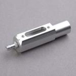 Polishing, painting silver anodized aluminum Toy Gun Parts