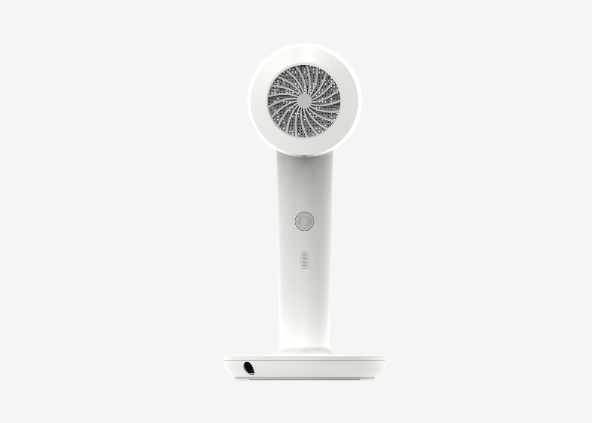 Air Volume 45-50 m3/h High Power 600W Rechargeable Cordless Hair Dryer with Charging Base