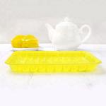 PET Colorful Disposable Plastic 25*18*2.5cm Fruit Packing Tray