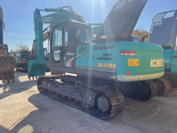 SK210 Second Hand Kobelco Excavators Digger 21T Tracked Equipment Machinery