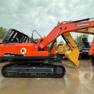 Quality Used Doosan Excavator DH220 Super with High Slope Efficiency and Good Cab Sealing wholesale