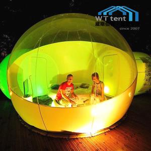 Quality Transparent Inflatable Bubble Tent For Outdoor Camping Site With Air Blower wholesale