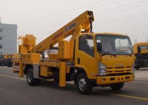 Quality Working Basket Truck Mounted Lift With 18m Operating Height wholesale