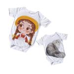 200g Cotton Feel Polyester Onesie Blanks Short Sleeve Sublimation Romper Blanks