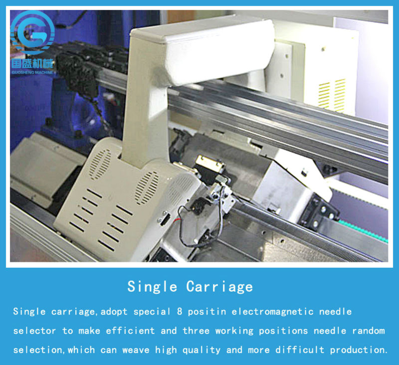 Computerized Three System 52 Inch Blanket Knitting Machine Home
