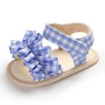 New style Cotton fabric Flower girl 0-2 years prewalker baby girl sandals