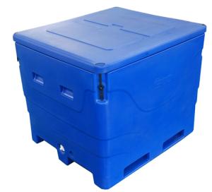 Quality Oversized 600L Blue Insulated Fish Container wholesale