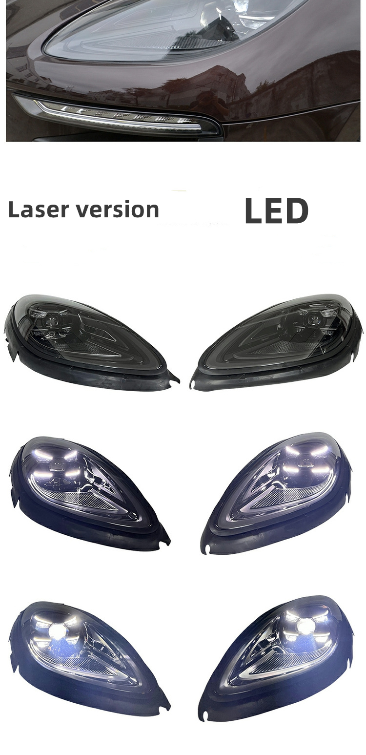 Plug And Play Matrix LED Headlight / Headlamp For Porsche Macan 2014-2022 OEM Standard Size