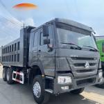 Used Howo 6x4 Earth Tipper Dump Trucks 10 Wheels 20 30 40 Ton 371HP LHD For