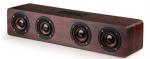 4000mah Wooden Bluetooth Wireless HIFI Speaker Portable Music SoundBar AUX