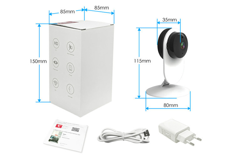 ROHS Mini Video Recorder Security Camera With Full Hd Night Vision Motion Detection Voice