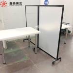 Aluminum Frame Acrylic Partition Screen Mobile Restaurant Clear Polycarbonate