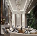 White Lacquer Finish Villa Furniture Living Room Furniture Sets OEM ODM