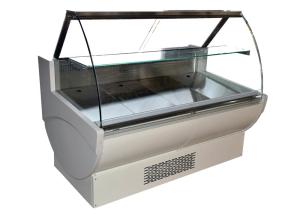 Quality Fan Cooling 85L Curved Glass Deli Display Fridge wholesale
