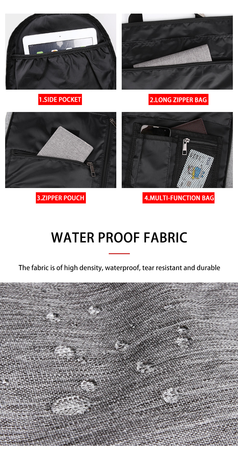 Comfortable Waterproof Folding Travel Duffle Bag Scratch Resistance