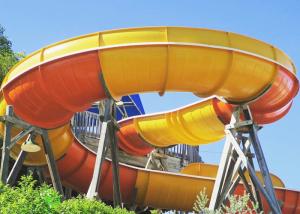 Quality Thrilling Giant Boomerang Water Slide 18.75m Height wholesale