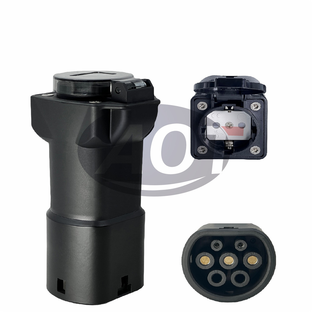 Vehicle To Load V2L Adapter AOTAI Type 2 To Schuko For Convenient BYD Electric Vehicle Charging