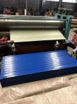 Thin Galvanized Metal Sheet Making Machine , Corrugated Roof Sheet Making