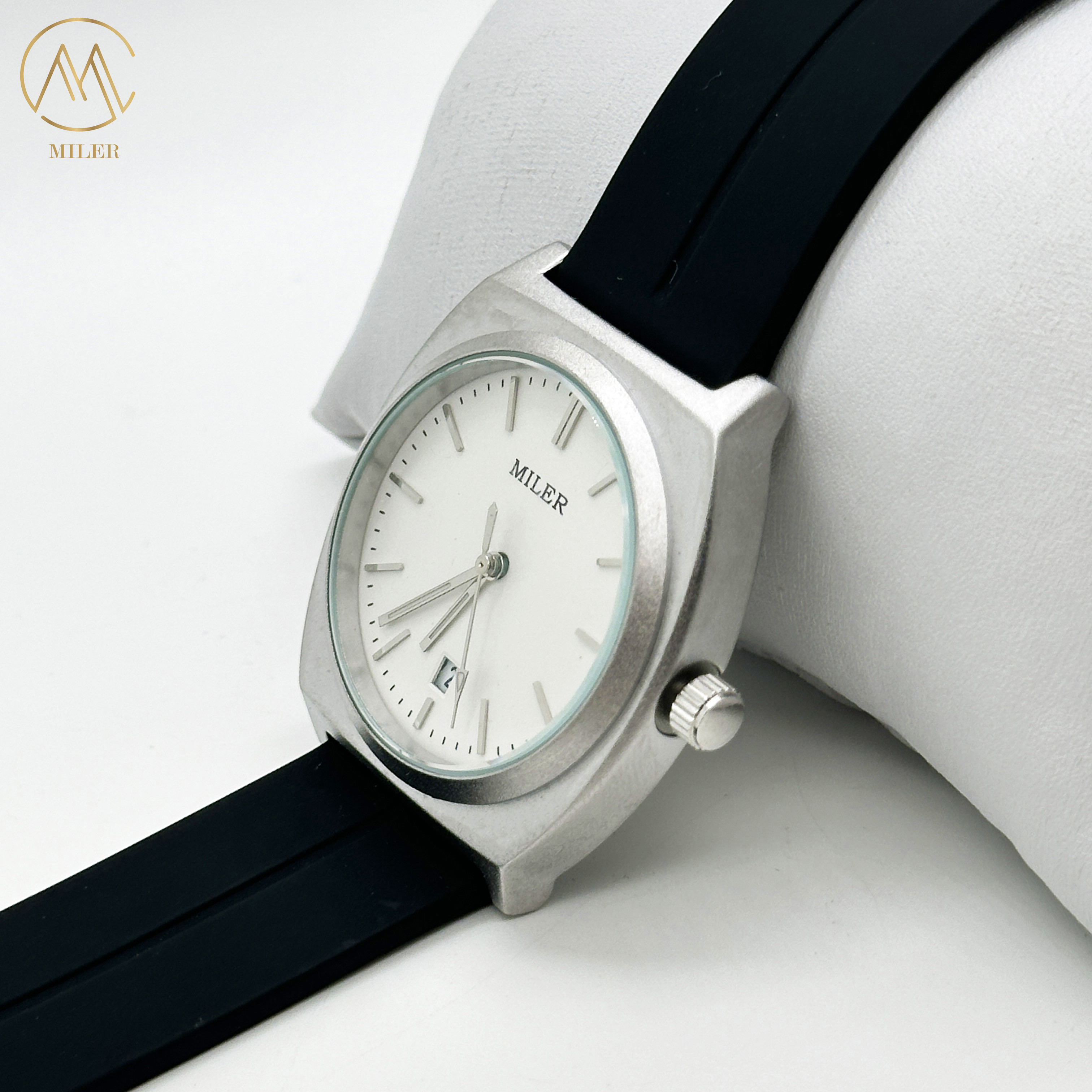 Silicone Case Classic Wrist Watches For Couple 30M Waterproof