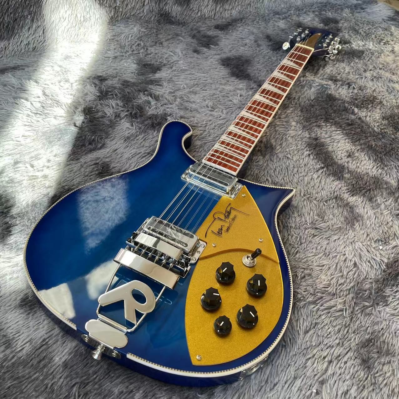 Custom Ricken Neck Through Body Tom Petty Signature 660 Style 12 Strings Electric Guitar