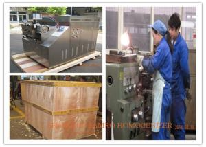 Quality CIP Homogenizer Food Homogenizer , Pneumatic Control System Milk Homogenizer Machine wholesale