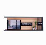 Container House Prefabricated Casas Wooden Glass Sunroom House with Galvanized