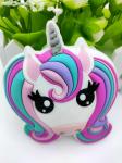 Soft Mini Silicone Coin Purse Pretty Pegasus Themed Molding Process