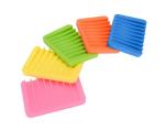 Bathroom Silicone Soap Dish Tray Holder Waterproof For Kitchen
