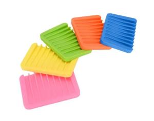 Quality Bathroom Silicone Soap Dish Tray Holder Waterproof For Kitchen wholesale