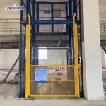 6m Travel Height Hydraulic Freight Lift Outdoor Freight Elevator For Multi