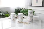 400ml 85mm Glazed Pink Microwavable Tunique Shaped Coffee Mugs