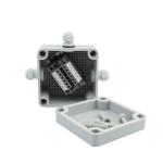 100*100*75mm Pastic Electrical Enclosure Cable Junction Box Connectors Assembled