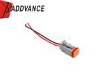 Deutsch DT 2 Pin DT06-2S Pigtail Waterproof Wire Harness For Light Bar Fog Light
