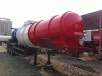 3 Axles Black Tanker Alloy Fuel Tank Semi Trailer By Wabco