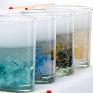 Quality Handmade Dried Flower Scented Candle For Healing And Relaxation wholesale