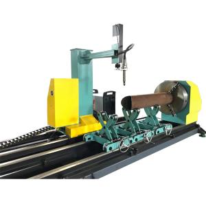 China 7.5kW Cnc Plasma Square Tube Cutter 3 Axis Laser Cutting Machine on sale